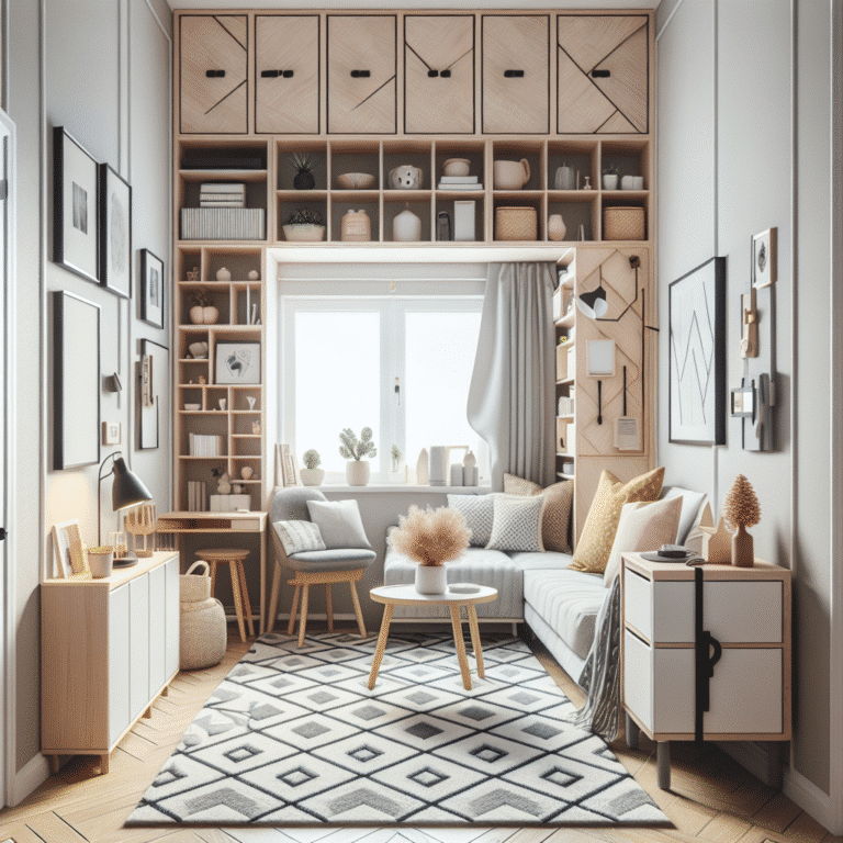 trucos para decorar la sala pequeña