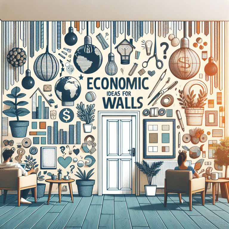 ideas económicas para paredes
