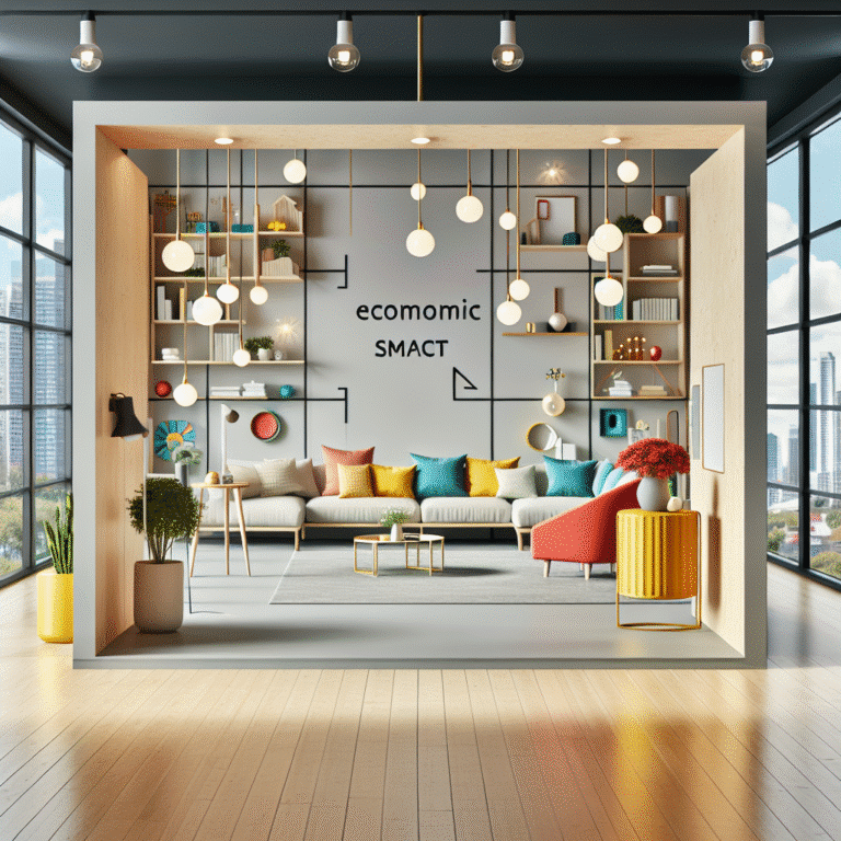 espacios modernos y económicos: decoración con ingenio