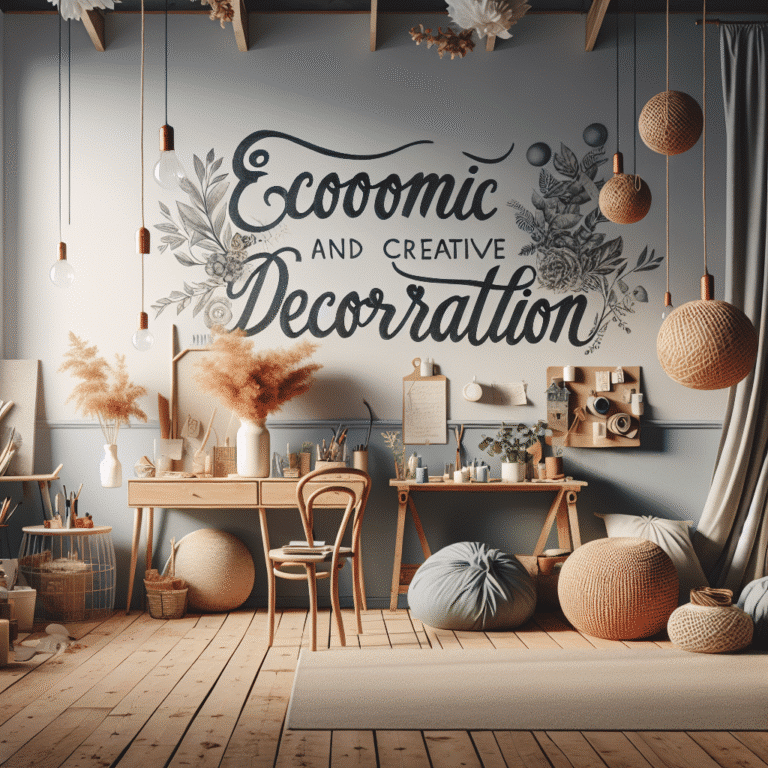 decoración económica y creativa