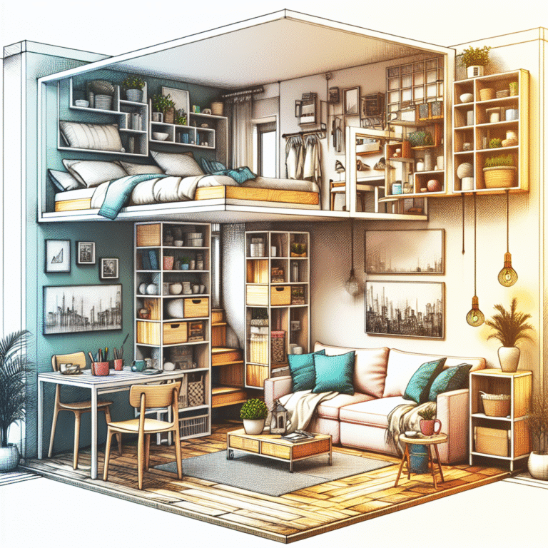 ideas creativas para maximizar espacio en salas pequeñas