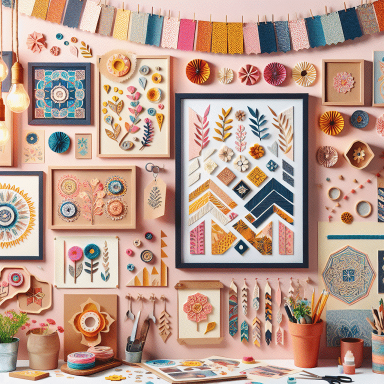 manualidades para decorar paredes: da vida a tus muros