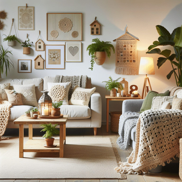 DIY decoración de sala: consejos para un ambiente acogedor