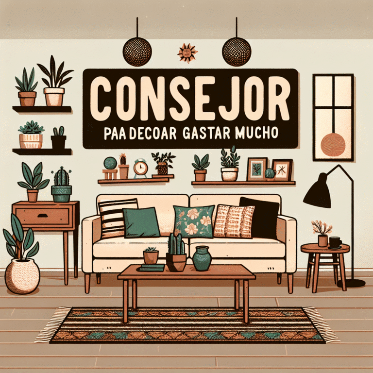 consejos para decorar sin gastar mucho